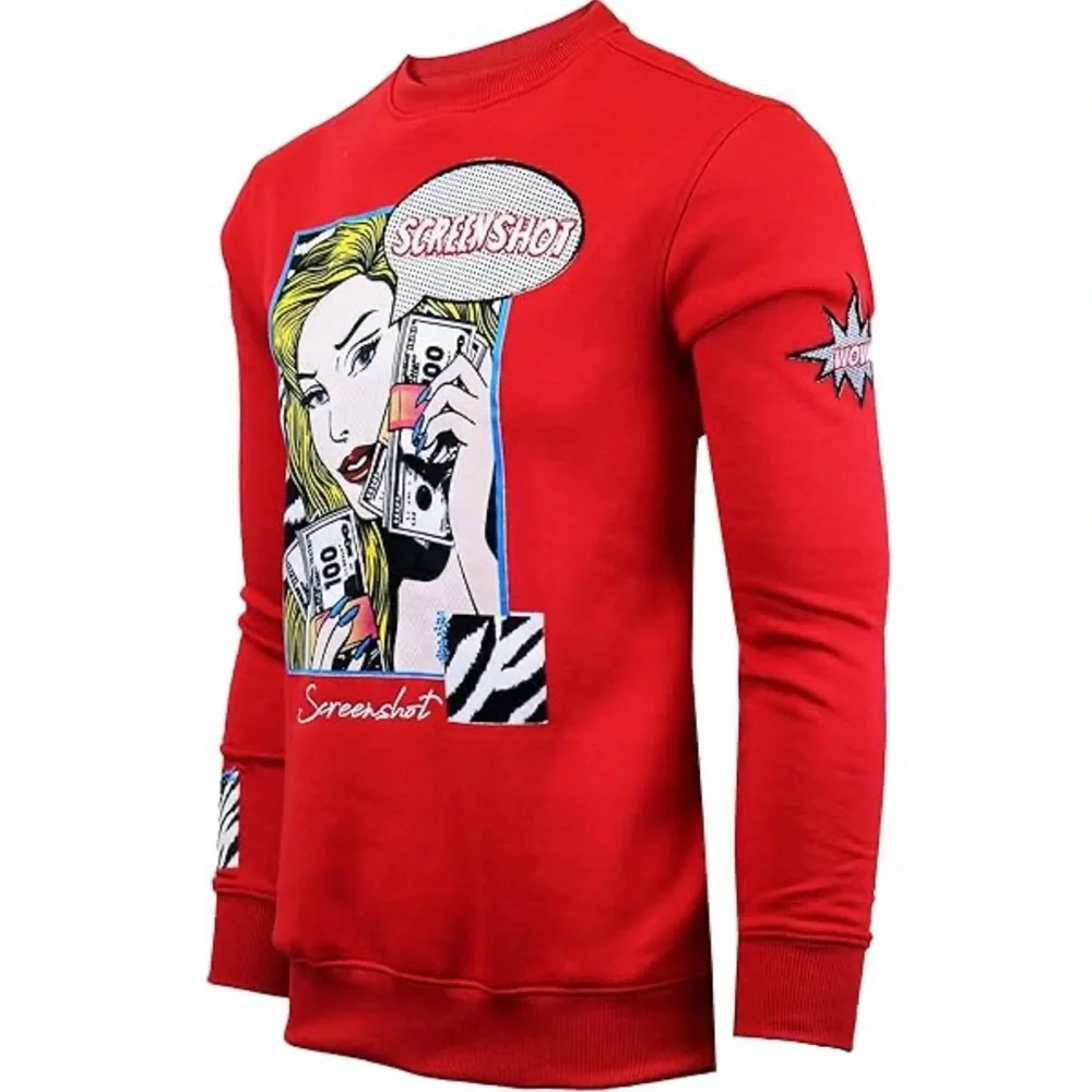 Screenshot Red Pop Art Women's Sweatshirt